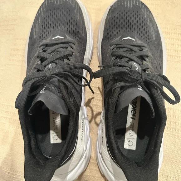 Hoka Black Clifton Edge Sneakers - Picture 5 of 7